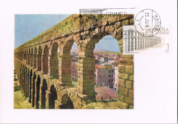 51360. Tarjeta Maxima MADRID 1974. Acueducto Romano De SEGOVIA - Tarjetas Máxima