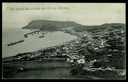Ref 1623 - Early Postcard - Vista Geral Da Cidade Da Horta Azores - Portugal - Açores