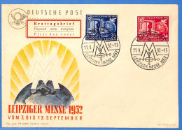 Allemagne DDR 1952 Lettre De Leipzig (G22057) - Brieven En Documenten