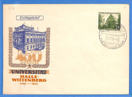 Allemagne DDR 1952 Lettre De Halle (G22058) - Storia Postale
