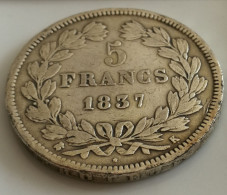 5 Fr Louis Philippe 1837 K - 5 Francs
