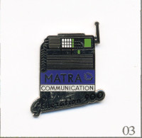 Pin's Télécom - Matériel / Matra Communication - Téléphone Portatif “Génération 900“. Est. Citime. Zamac Fin. T988-03 - France Télécom