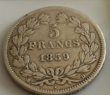 5 Fr Louis Philippe 1839 D - 5 Francs