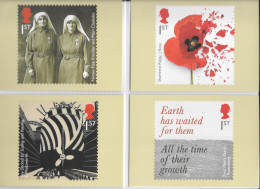 GB    WW1  -  1917/2017   Set Of 6 PHQ Cards  WW1 1917  - See Scan - Unused Stamps