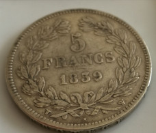 5 Fr Louis Philippe 1839 W - 5 Francs