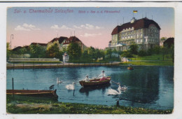 4902 BAD SALZUFLEN, Hotel Fürstenhof, Ruderpartie Auf Dem See - Bad Salzuflen