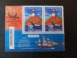 Caledonia 2022 Caledonie Lighthouse CAP N'DUA Phare Leuchtturm Faro 2v Mnh PAIRE NUMBER 47512 - Neufs