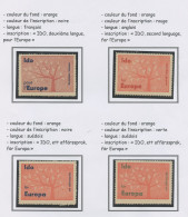 France - Frankreich érinnophilie 1962 Y&T N°V(1a à 1g) - Michel N°ZF(?) *** - IDO Orange - Briefmarkenmessen