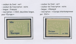 France - Frankreich érinnophilie 1962 Y&T N°V(4a à 4b) - Michel N°ZF(?) *** - IDO Vert - Briefmarkenmessen