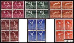 BULGARIA \ BULGARIE - 1956 - Jeux Plompiques D'Ete - Melbourne - 6v - Bl.de 4 Used - Verano 1956: Melbourne