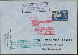 France - Frankreich érinnophilie FDC 1962 Y&T N°V(6) - Michel N°ZF(?) *** - IDO, Fusée Postale - Briefmarkenmessen
