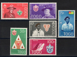 Togo - YV 334 à 339 Complete N** MNH Luxe , Scoutisme - Togo (1960-...)