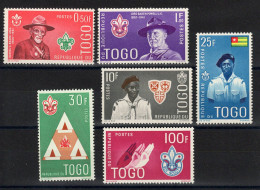 Togo - YV 334 à 339 Complete N** MNH Luxe , Scoutisme - Togo (1960-...)