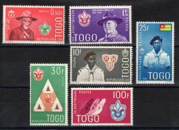 Togo - YV 334 à 339 Complete N** MNH Luxe , Scoutisme - Togo (1960-...)