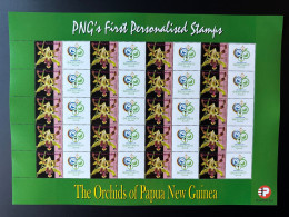 Papua New Guinea PNG 2007 Mi. 1244 Personalized FIFA Football World Cup Germany Deutschland WM Soccer Orchids Flowers - Orchideeën
