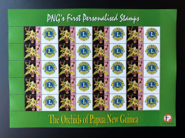 Papua New Guinea PNG 2007 Mi. 1244 Personalized Lions Club International Orchids Flowers - Orchideen