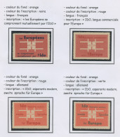 France - Frankreich érinnophilie 1963 Y&T N°V(1a à 1h) - Michel N°ZF(?) *** - IDO Orange - Briefmarkenmessen