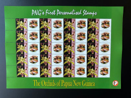 Papua New Guinea PNG 2007 Mi. 1244 Personalized Champignons Funghi Mushrooms Pilze Orchids Flowers - Papoea-Nieuw-Guinea