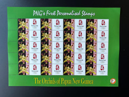 Papua New Guinea PNG 2007 Mi. 1244 Personalized Beijing 2008 Olympic Games Jeux Olympiques Olympia Pekin Orchids Flowers - Papua Nuova Guinea