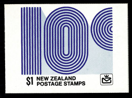 Ref 1624 - New Zealand $1 Stamp Booklet - Containing 10 X 10c QEII - Carnets