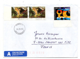 Norvège -1998-- KONGSBERG Pour SAUSSET LES BAINS-13 (France).. Beaux Timbres .......cachet - Brieven En Documenten