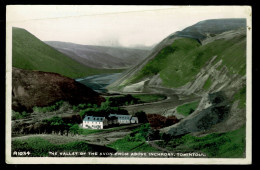 Ref 1624 - Real Photo Postcard The Valley Of The Avon From Above Inchrory Tomitoul Moray - Moray
