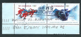 Canada 2006; Winter Olympic Games, Torino 2006: Team Pursuit Speed Skating + Skeleton. Used. - Gebraucht