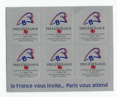 France - Frankreich érinnophilie 1989 Y&T N°FV(1) - Michel N°KBZF(?) *** - Philexfrance 89 - Bonnet Frigien - Esposizioni Filateliche