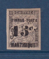 Martinique - YT N° 22 * - Neuf Avec Charnière - Variété - E De Poste éloigné - 1891 à 1892 - Neufs