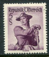 AUSTRIA 1948 Costumes Definitive 5 S. MNH / **.  Michel 925 - Ungebraucht