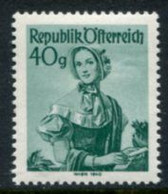 AUSTRIA 1948 Costumes Definitive 40 G .green MNH / **.  Michel 902 - Ungebraucht