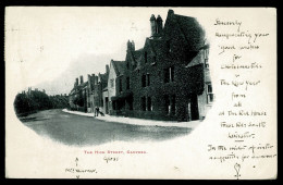 Ref 1625 - 1910 Postcard - High Street Chipping Campden - Gloucestershire - Andere & Zonder Classificatie