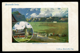 Ref 1625 - Early Postcard - Men's Recreation Ground - Bournville Birmingham - Birmingham