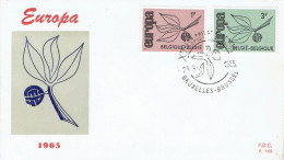 Belgien / Belgium - Mi-Nr 1399/1400 FDC (K1827) - 1965