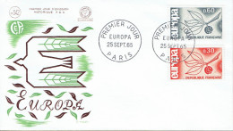 Frankreich / France - Mi-Nr 1521/1522 FDC (K1830) - 1965