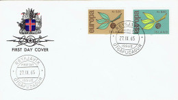 Island / Iceland - Mi-Nr 395/396 FDC (K1833) - 1965