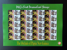 Papua New Guinea PNG 2007 Mi. 1244 Personalized Pope Pape Jean Johannes John Paul II (2) Pastoral Visit Orchids Flowers - Papua New Guinea