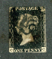 586 GBX GB 1840 Scott #1 Used (Lower Bids 20% Off) - Used Stamps
