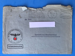 Luxembourg - Enveloppe - Deutsches Reich - Der Chef Der Zivilverwaltung In Luxemburg Briefstempel Wk2 Ww2 - Besatzung - 1940-1944 Ocupación Alemana