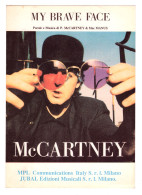 21824 " JUBAL EDIZIONI MUSICALI S.R.L.-MILANO-Mc CARTNEY-MY BRAVE FACE " - Scores & Partitions