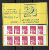 Carnet Luquet Sagem TVP " La Poste " YT 3085a-C3c Sans Phospho Type II Numéroté . Cote YT : 83 € . - Cuadernillos