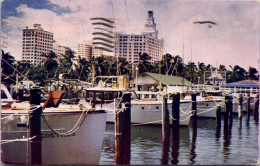 Florida Miami Charter Fishing Boats In Miami Yacht Basin 1949 - Miami