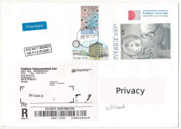 Registered Uprated Stationery Cover Abroad / Slania - 13 March 2023 - Brieven En Documenten
