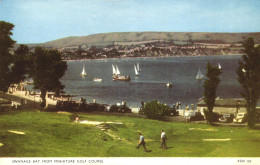 DORSET, SWANAGE BAY FROM MINIATURE GOLF COURSE, UNITED KINGDOM - Swanage