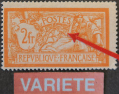 LP3137/1021 - 1907 - TYPE MERSON - N°145d NEUF** - BELLE VARIETE >>> Sans Teinte De Fond - Cote (2023) : 600,00 € - Unused Stamps