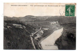 (25) 489, Baume Les Dames, Edit Janier-Dubry, Vue Panoramique Sur Baumerousse, Ligne De Chemin De Fer - Baume Les Dames