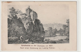 Kriebstein An Der Zschopau Um 1837, Sachsen - Waldheim