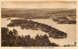 England Windermere Lake Belle Isle And Bowness General View - Windermere