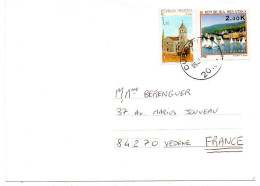 Croatie --1996-- DUBROVNIK  Pour VEDENE-84 (France).  Beaux Timbres  ...cachet - Croatia
