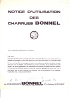 MATERIEL AGRICOLE - NOTICE TECHNIQUE CHARRUE BONNEL - LE NEUBOURG - Tractors